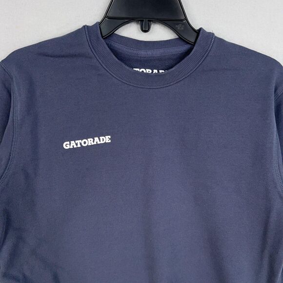 Gatorade Sweatshirt Womens Small Navy Blue Cropped Crewneck ACC Charlotte 2023 - Picture 3 of 15